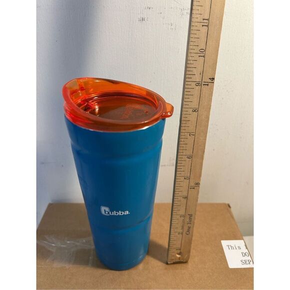 Bubba blue with orange lid 24 oz - Picture 2 of 4